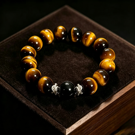 Tiger's Eye Blended with Traditional Natural Crystals