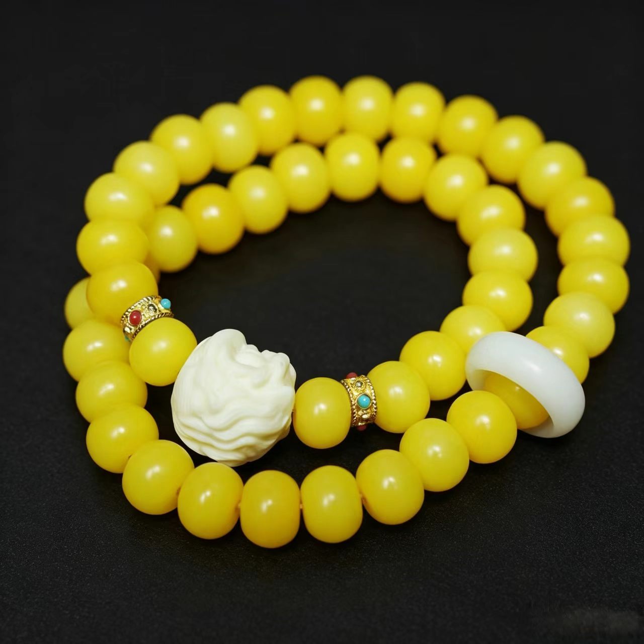 Vintage Bodhi Mala Bracelet